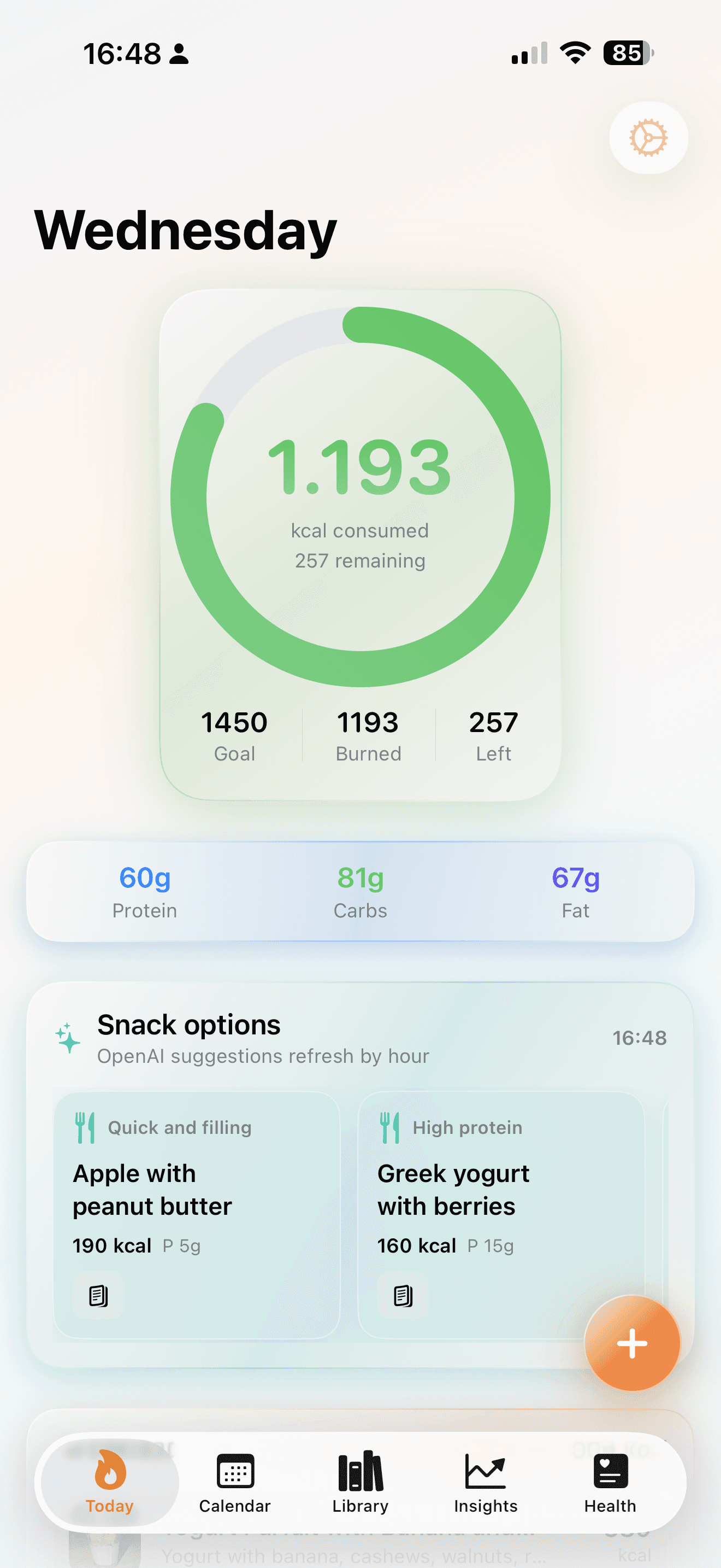 Calorie AI Calculator screenshot 1