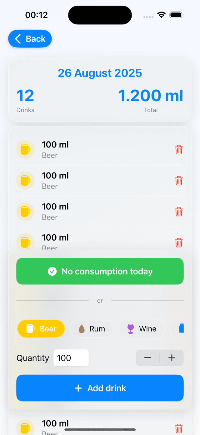 CheersMeterApp screenshot 4