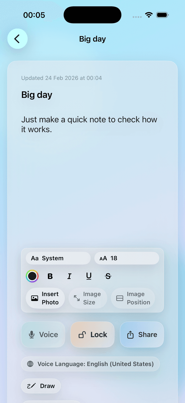 Smart Diary Notes screenshot 3